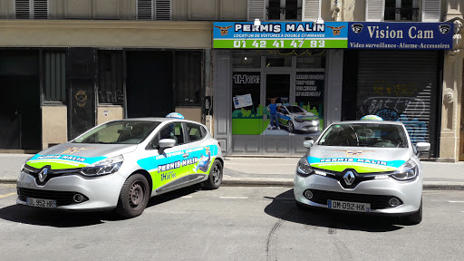 Permis Malin - Paris 10 - Location de voitures auto-école à double commande